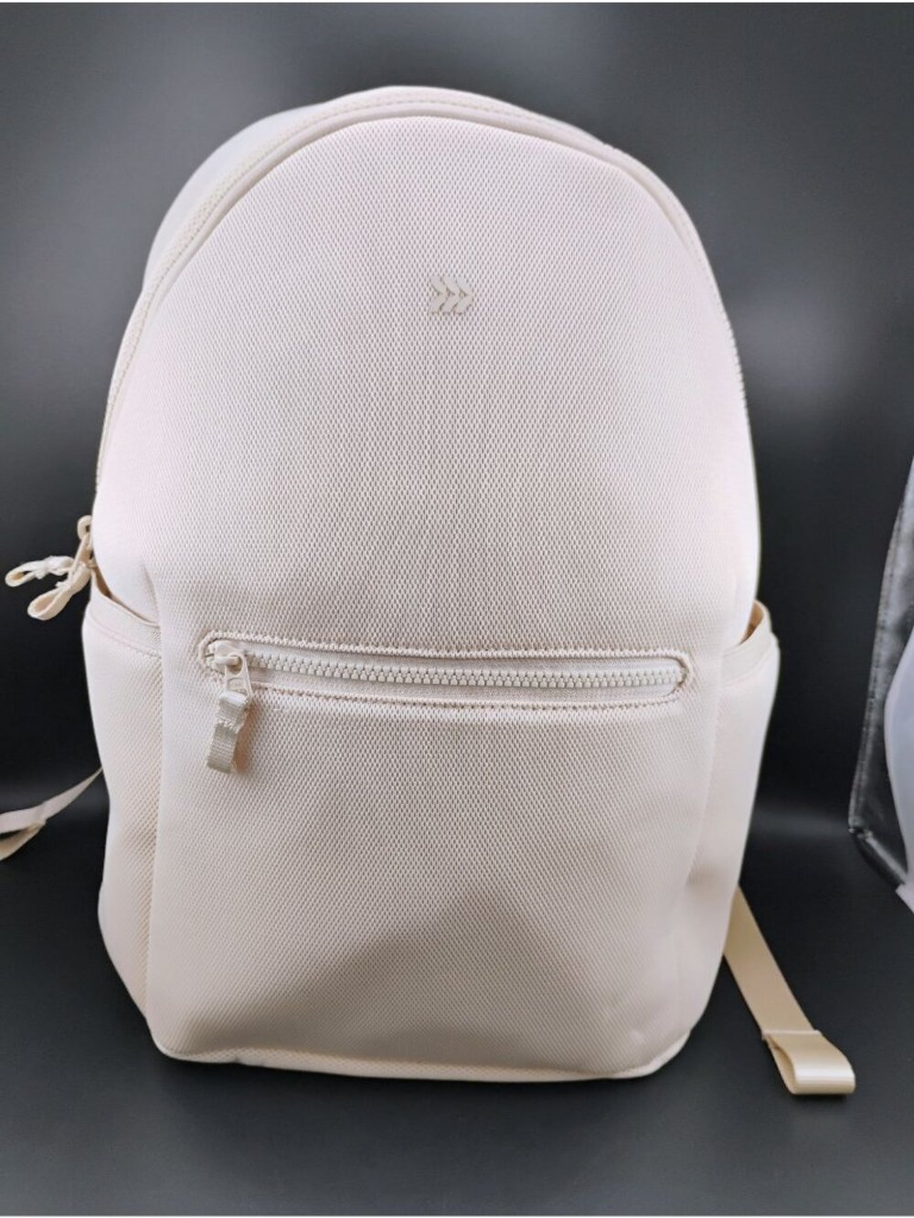 All In Motion Lightweight Cream Backpack With Padded Straps & Pockets